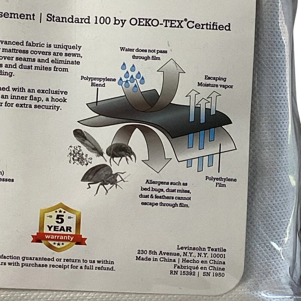 All-In-One Full Zippered Mattress Protector with Bed Bug Blocker